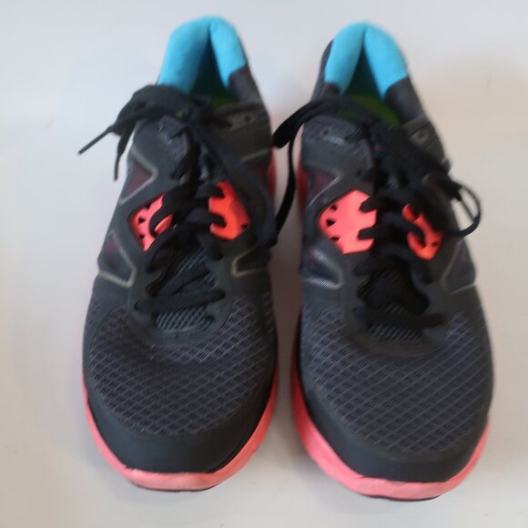 Womens Nike Lunarglide 3 Anthracite Black Pink Blue Trainer Running Sneakers 8 - Picture 6 of 16